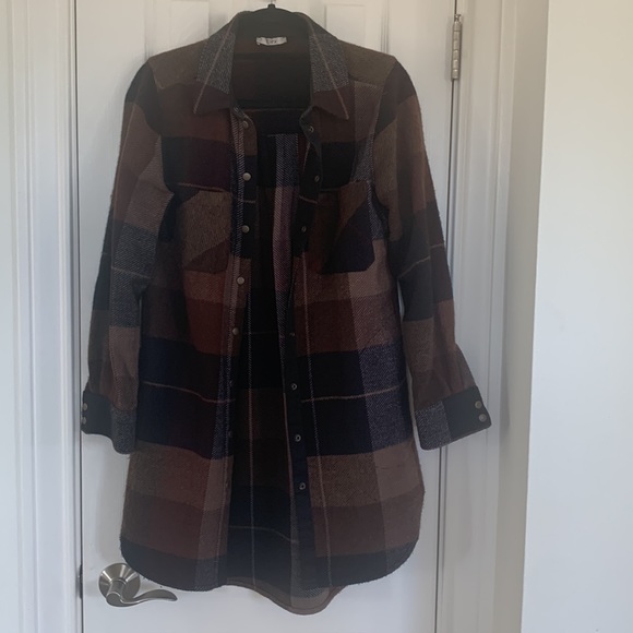 Dex Shirt Dress Womens Medium Long Sleeve - Picture 6 of 11